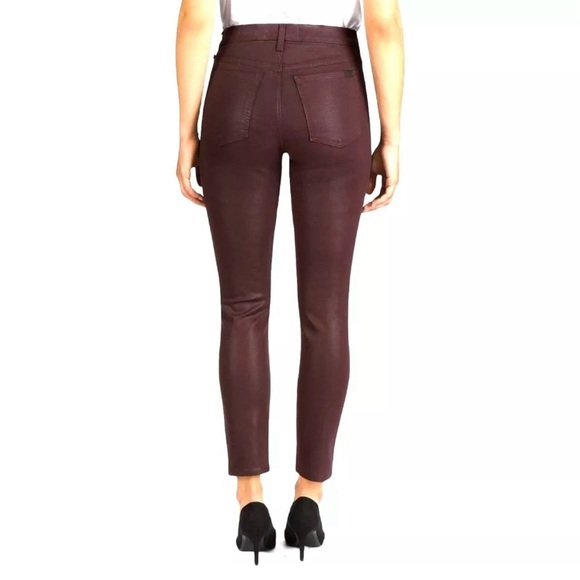 Jen7 by 7 For All Mankind High Waist Coated Ankle Skinny Jeans size 4 NWOT - Picture 6 of 6